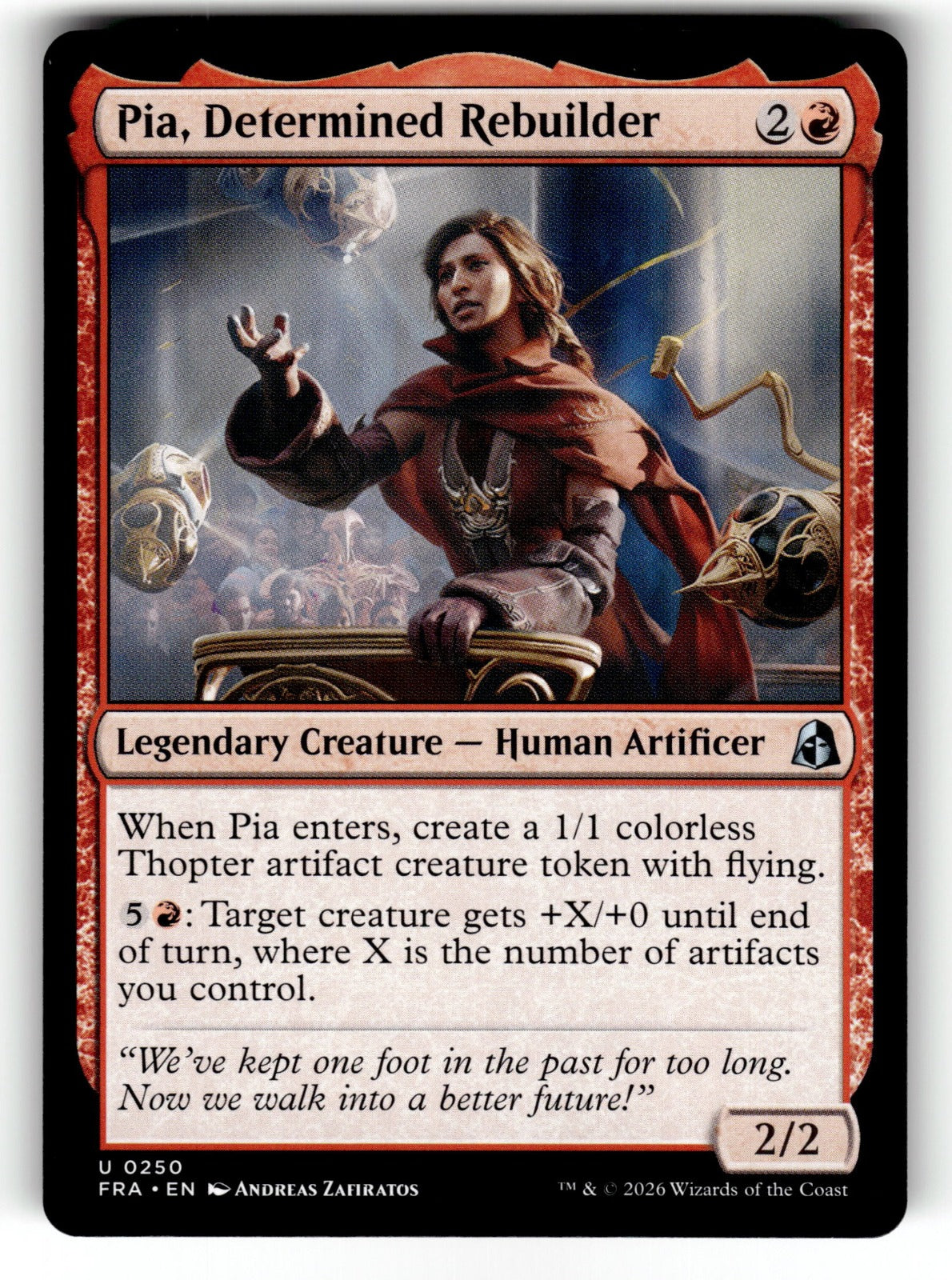 Pia, Determined Rebuilder – 250 FRA: Reality Fracture U NM