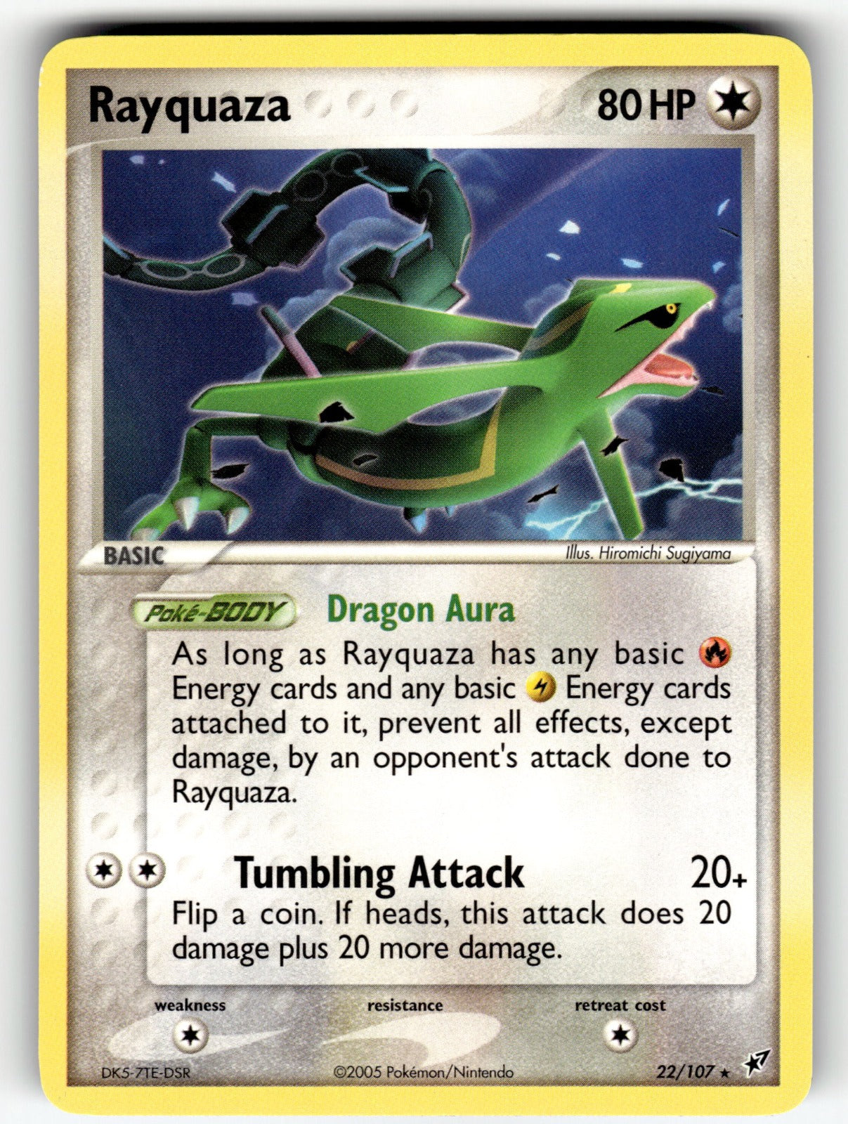 Rayquaza – 22/107 DX: Deoxys Rare LP
