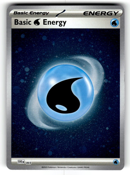 Basic Water Energy (Cosmos Holo) – 003 SVE: SVE: Scarlet & Violet Energies Common Holo NM