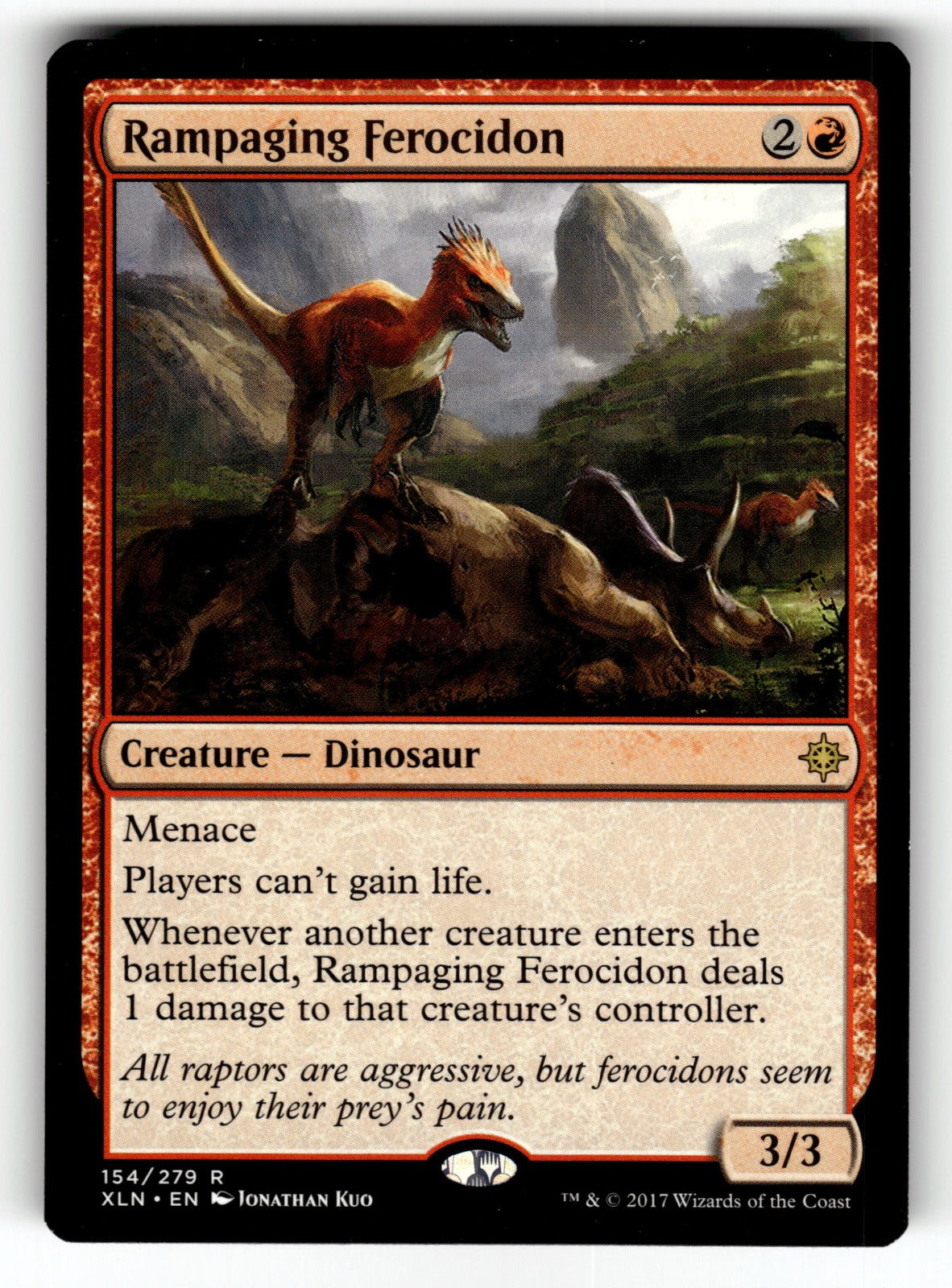 Rampaging Ferocidon – 154 XLN: Ixalan R NM