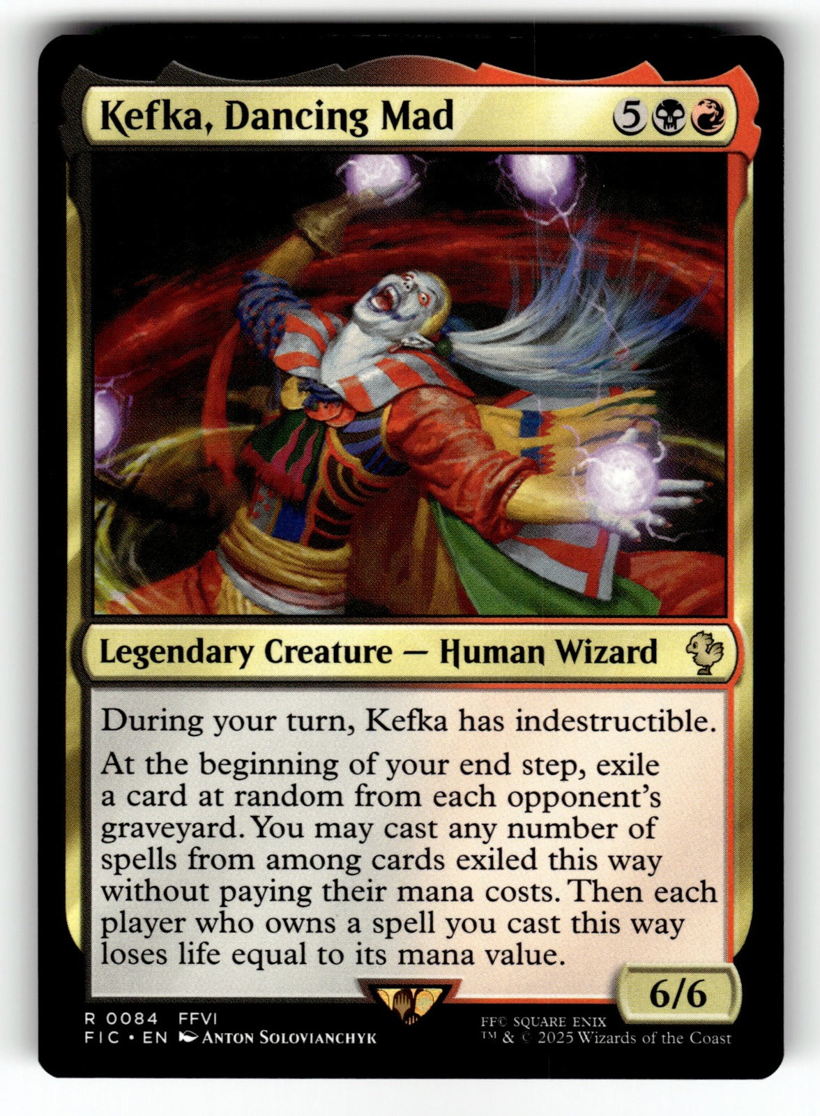 Kefka, Dancing Mad – 84 FIC: Commander: FINAL FANTASY R NM