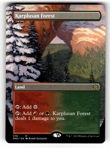 Karplusan Forest (Borderless) – 379 DMU: Dominaria United R NM
