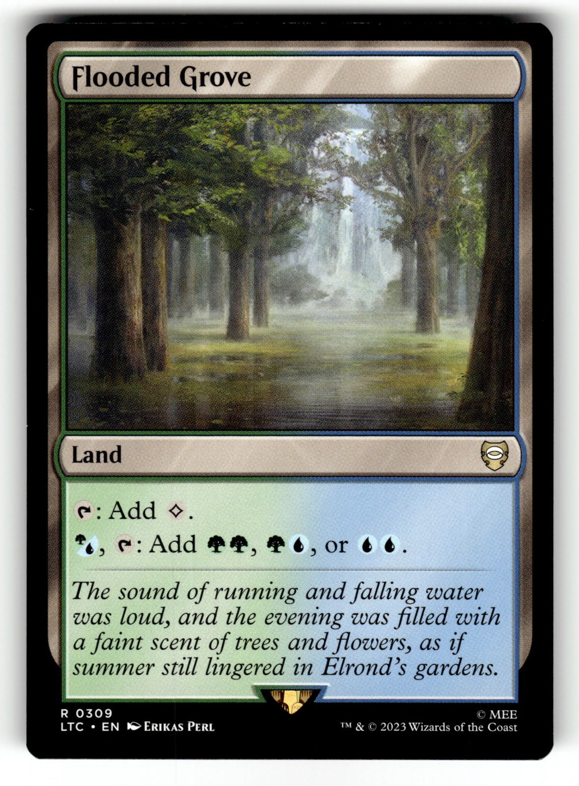 Flooded Grove – 309 LTC: Commander: The Lord of the Rings: Tales of Middle-earth R NM