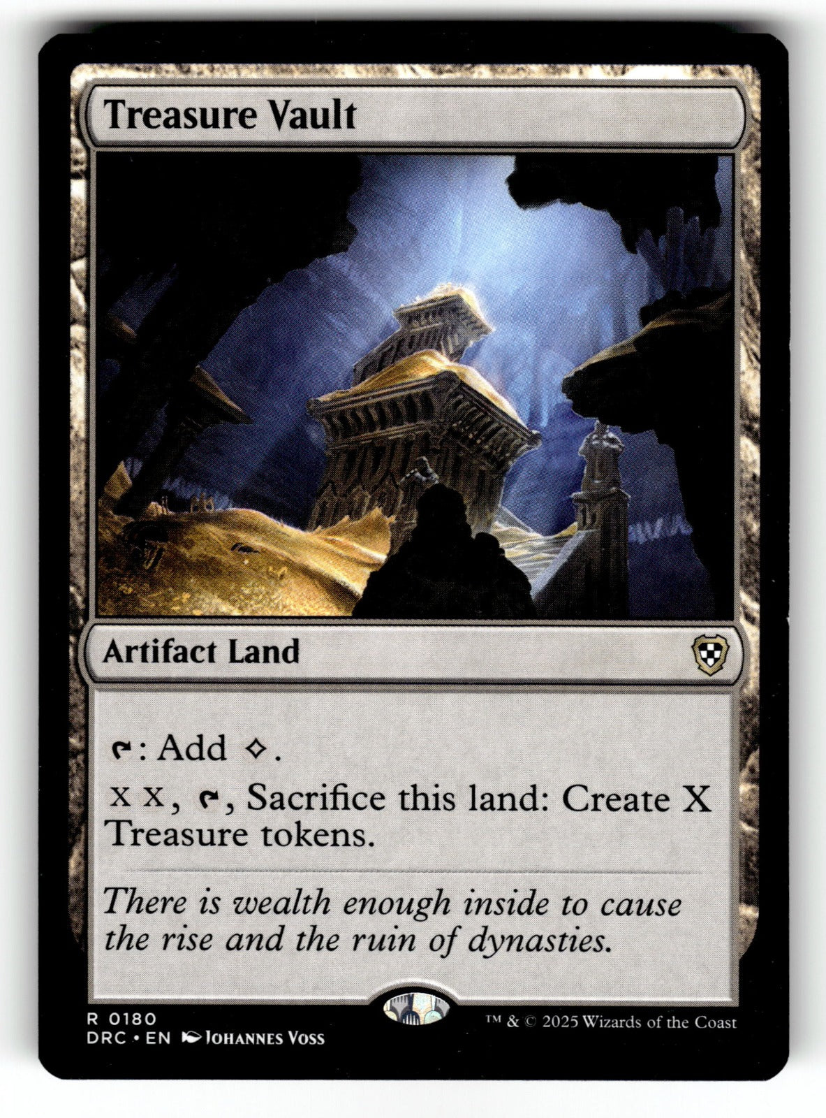 Treasure Vault – 180 DRC: Commander: Aetherdrift R NM