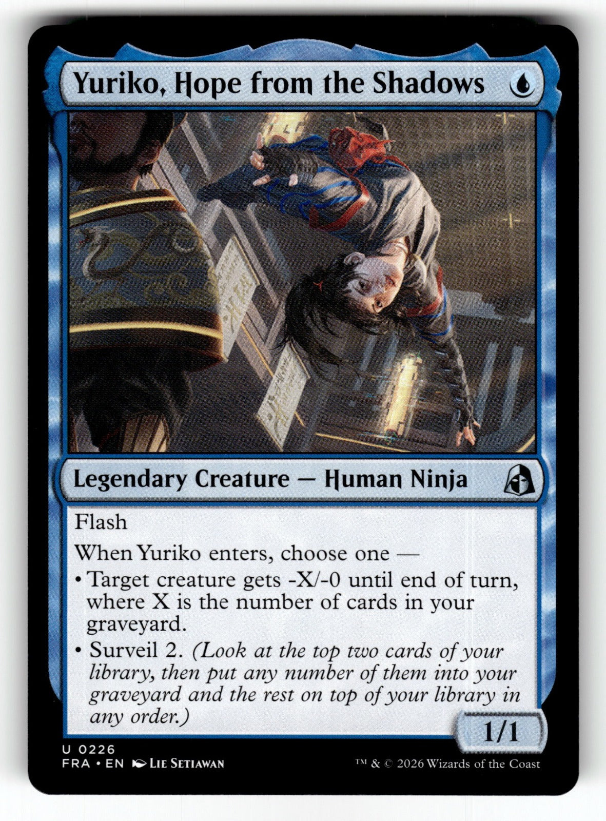 Yuriko, Hope from the Shadows – 226 FRA: Reality Fracture U NM