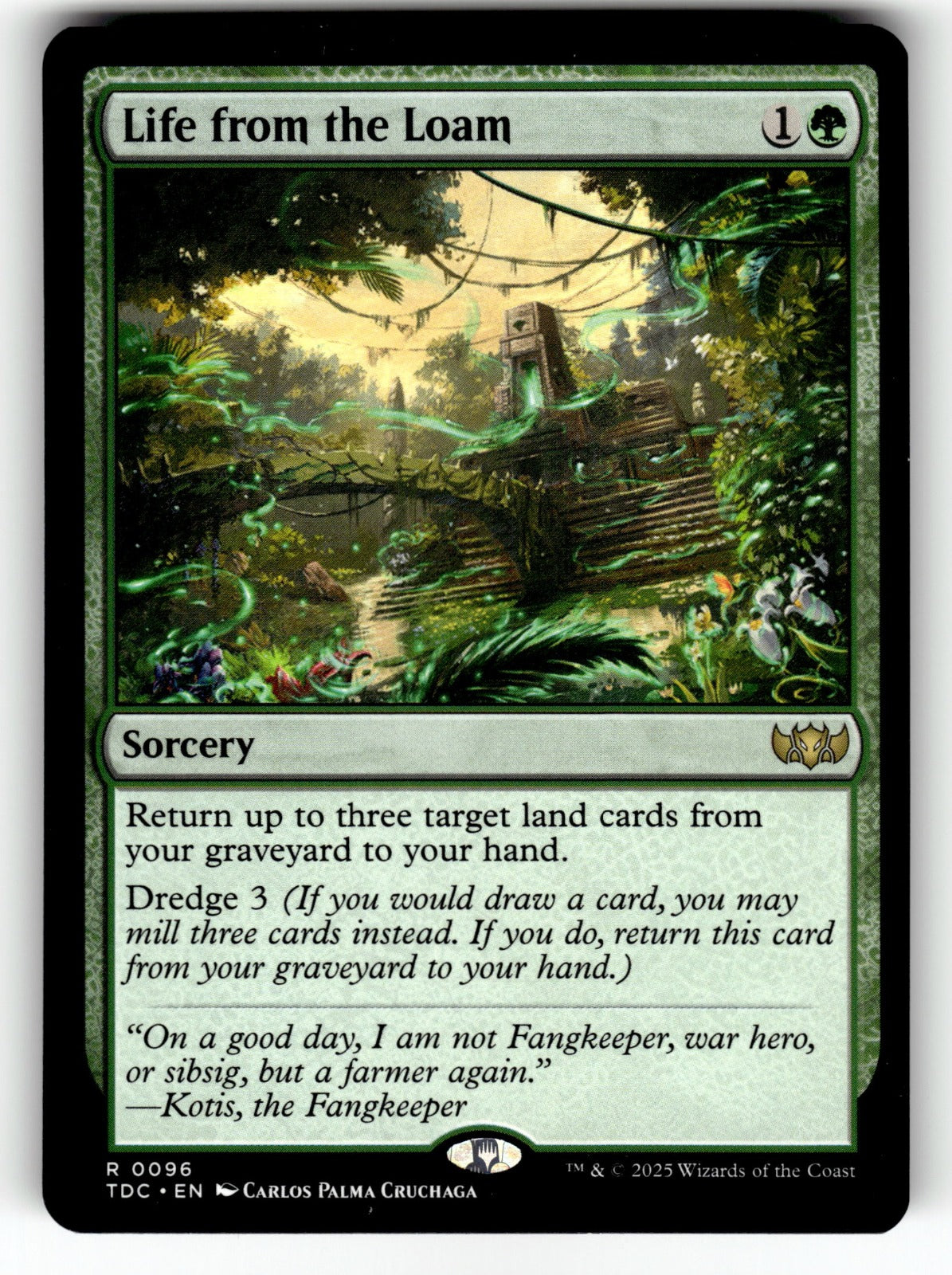 Life from the Loam – 96 TDC: Commander: Tarkir: Dragonstorm R NM