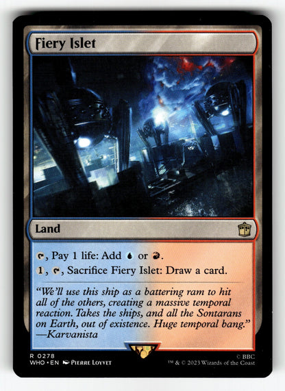 Fiery Islet – 278 WHO: Universes Beyond: Doctor Who R NM