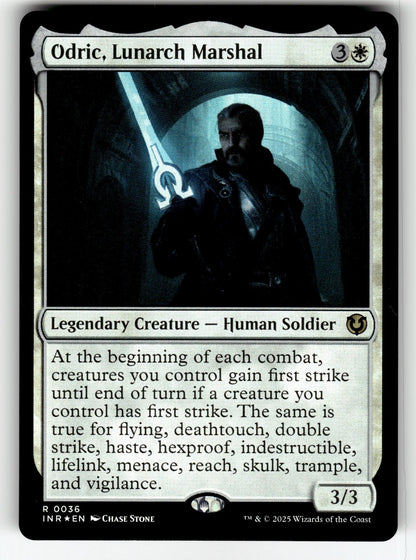 Odric, Lunarch Marshal – 36 INR: Innistrad Remastered R Foil NM