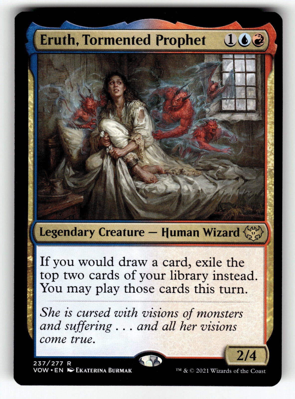 Eruth, Tormented Prophet – 237 VOW: Innistrad: Crimson Vow R NM