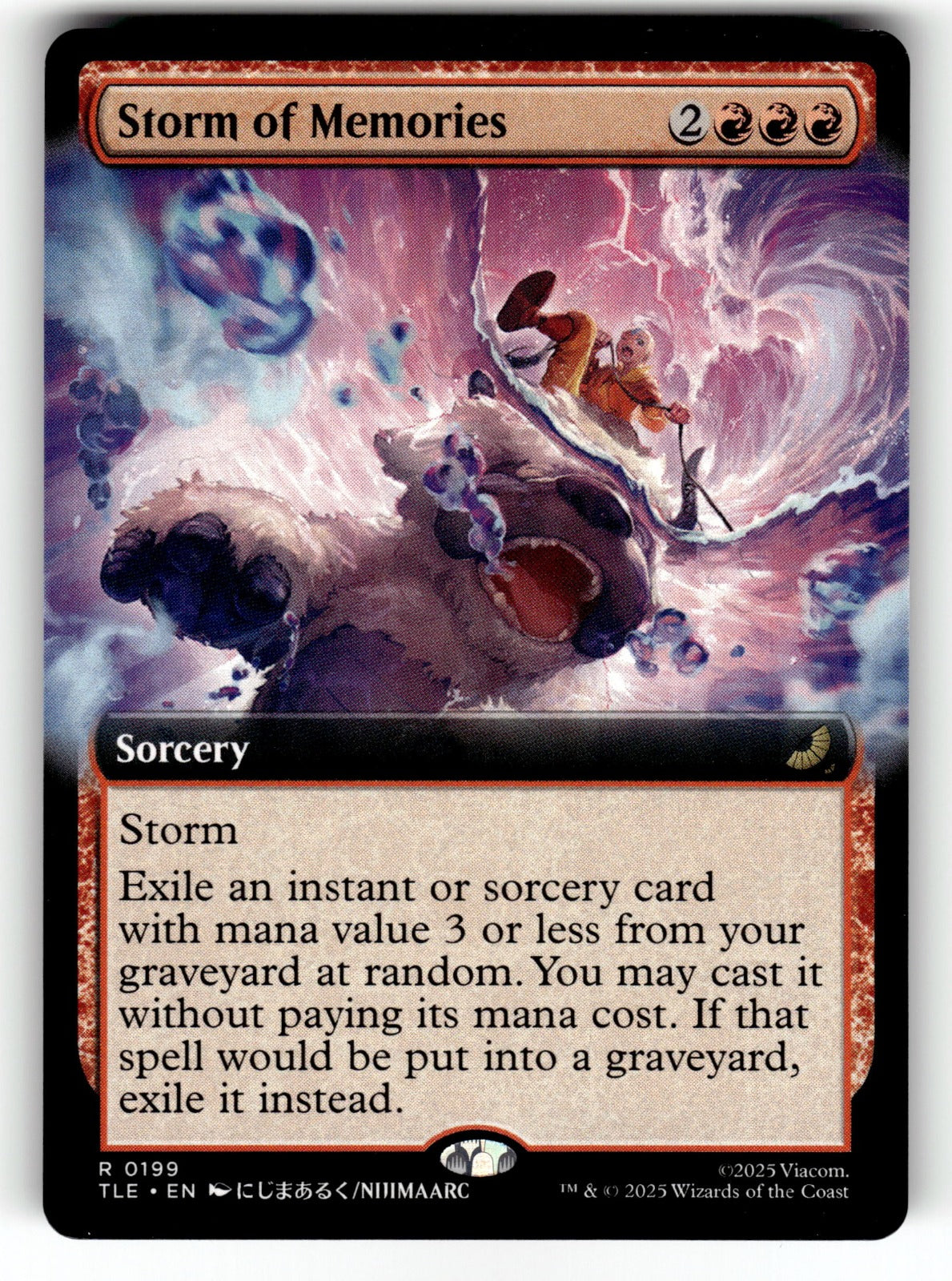 Storm of Memories (Extended Art) – 199 TLE: Avatar: The Last Airbender: Eternal-Legal R NM