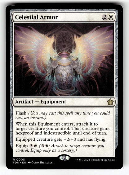 Celestial Armor – 5 FDN: Foundations R NM