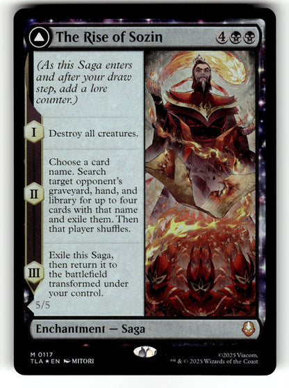 The Rise of Sozin – 117 TLA: Avatar: The Last Airbender M Foil NM