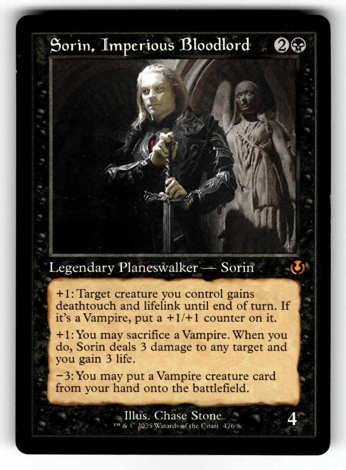 Sorin, Imperious Bloodlord (Retro Frame) – 476 INR: Innistrad Remastered M NM