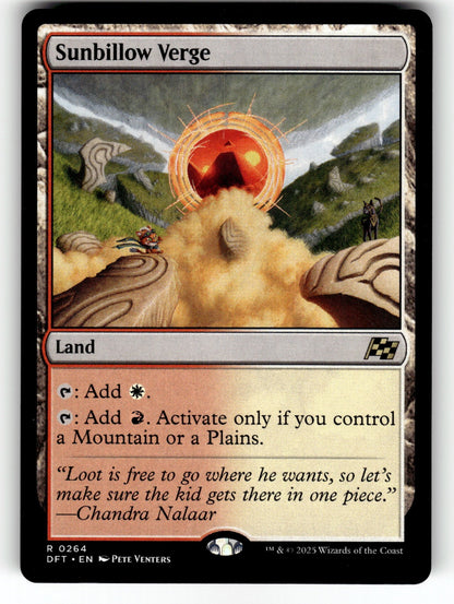 Sunbillow Verge – 264 DFT: Aetherdrift R NM