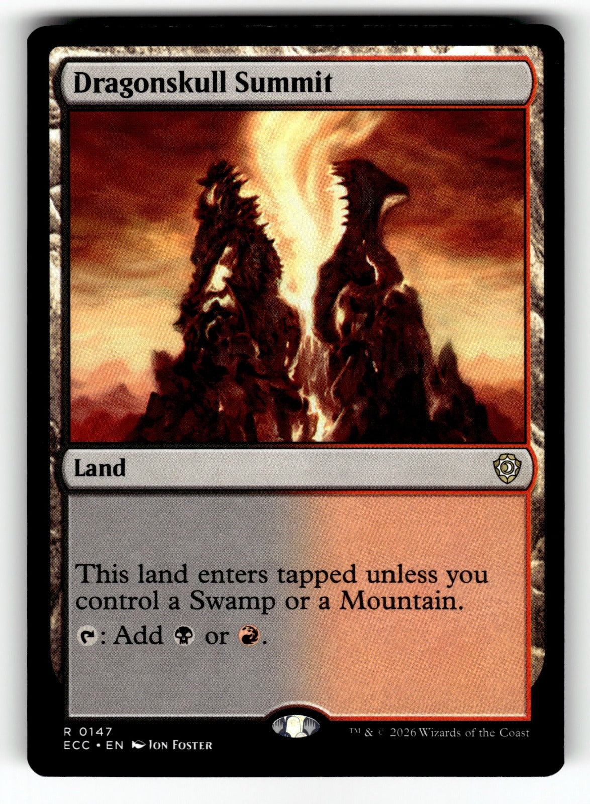 Dragonskull Summit – 147 ECC: Commander: Lorwyn Eclipsed R NM