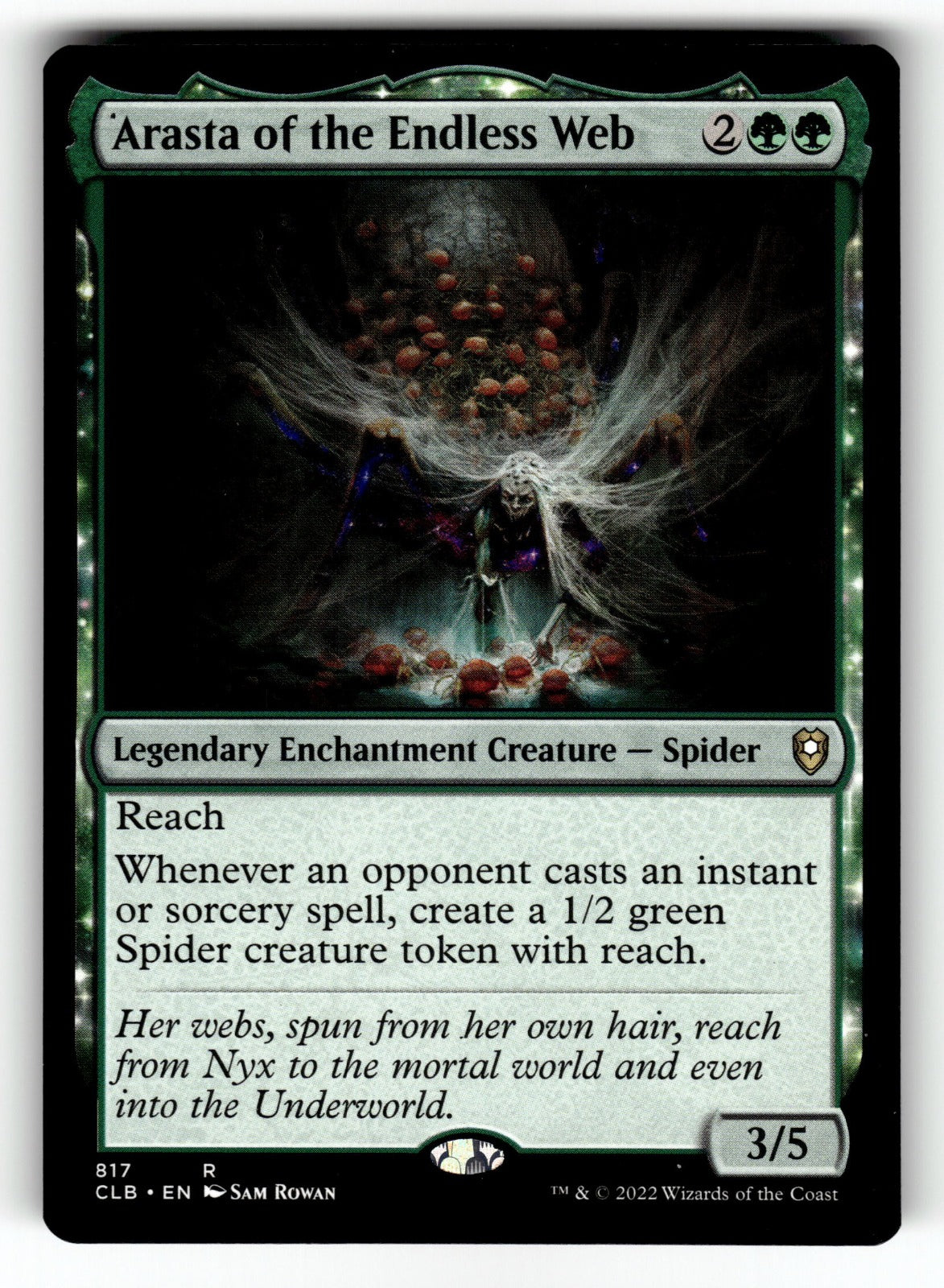 Arasta of the Endless Web – 817 CLB: Commander Legends: Battle for Baldur's Gate R LP