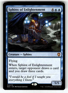 Sphinx of Enlightenment – 175 BLC: Commander: Bloomburrow M NM