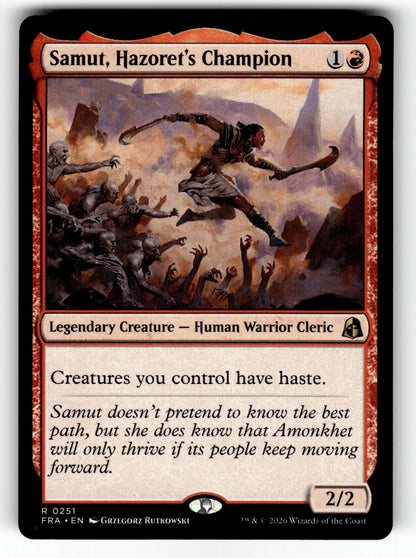 Samut, Hazoret's Champion – 251 FRA: Reality Fracture R NM