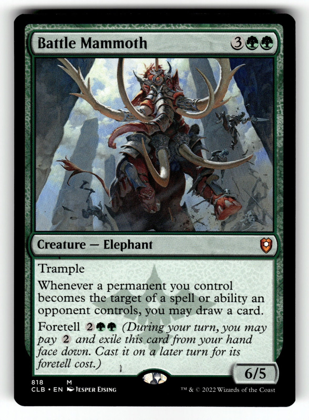 Battle Mammoth – 818 CLB: Commander Legends: Battle for Baldur's Gate M NM