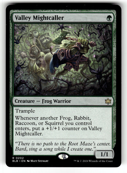 Valley Mightcaller – 202 BLB: Bloomburrow R NM