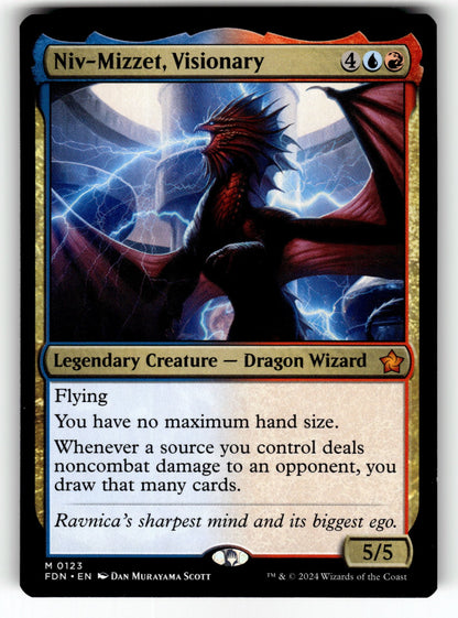 Niv-Mizzet, Visionary – 123 FDN: Foundations M NM