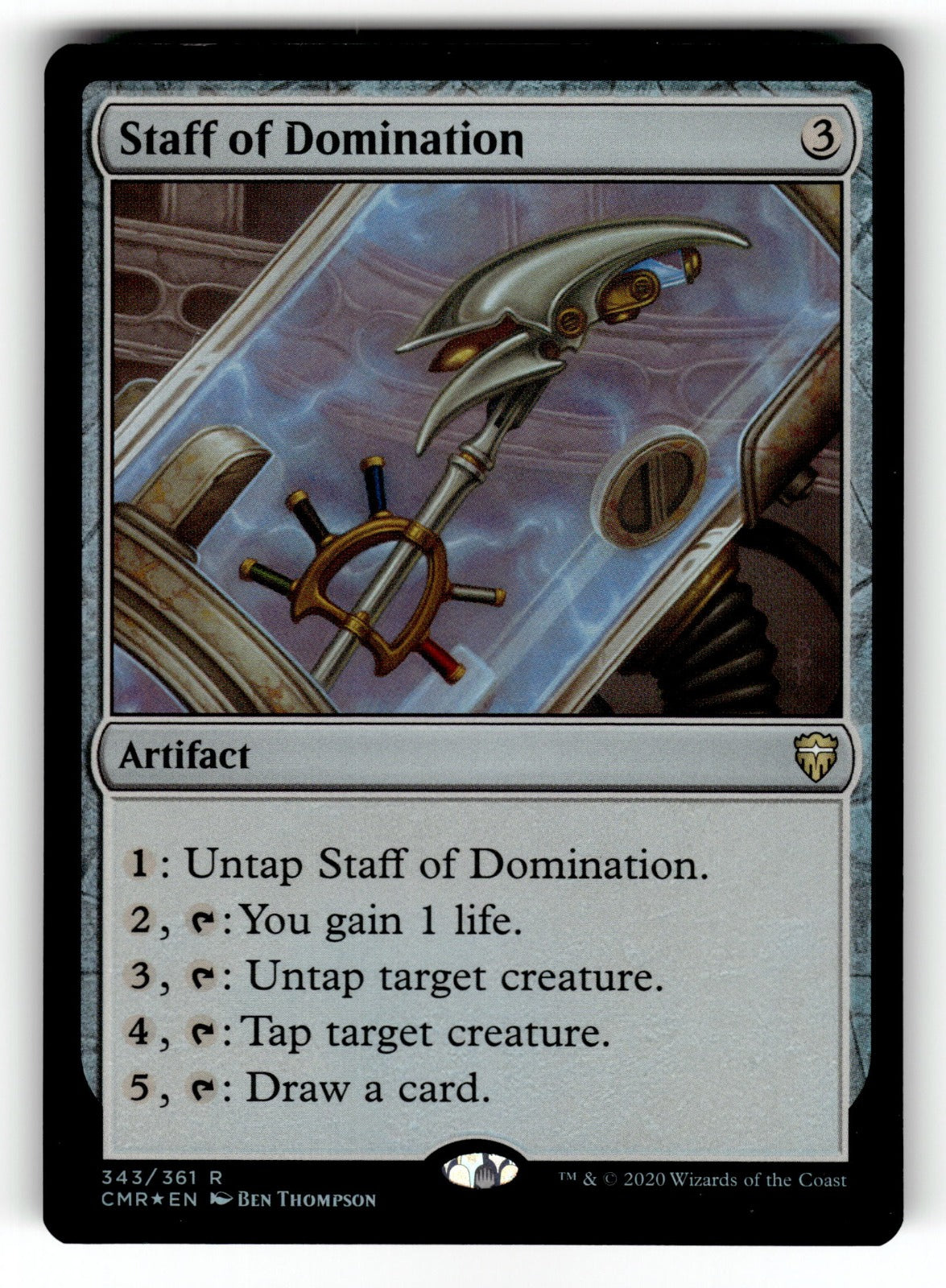 Staff of Domination – 343 CMR: Commander Legends R Foil LP