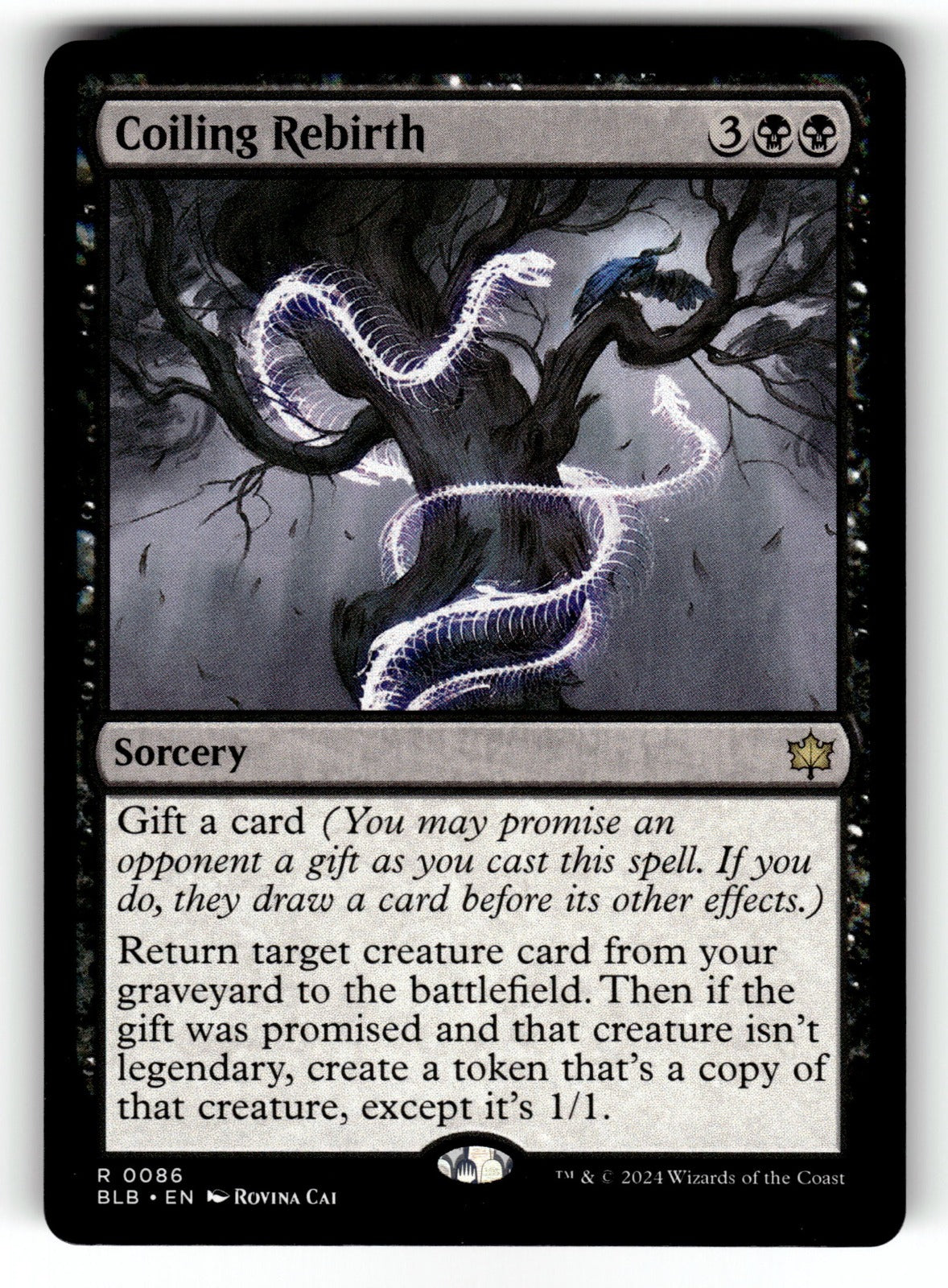Coiling Rebirth – 86 BLB: Bloomburrow R NM