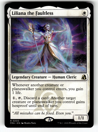 Liliana the Faultless – 200 FRA: Reality Fracture R NM