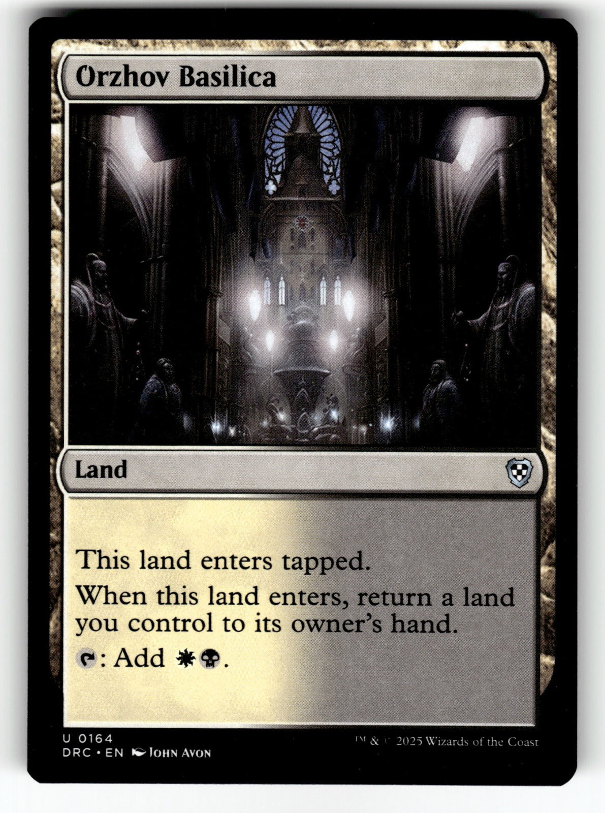 Orzhov Basilica – 164 DRC: Commander: Aetherdrift U NM