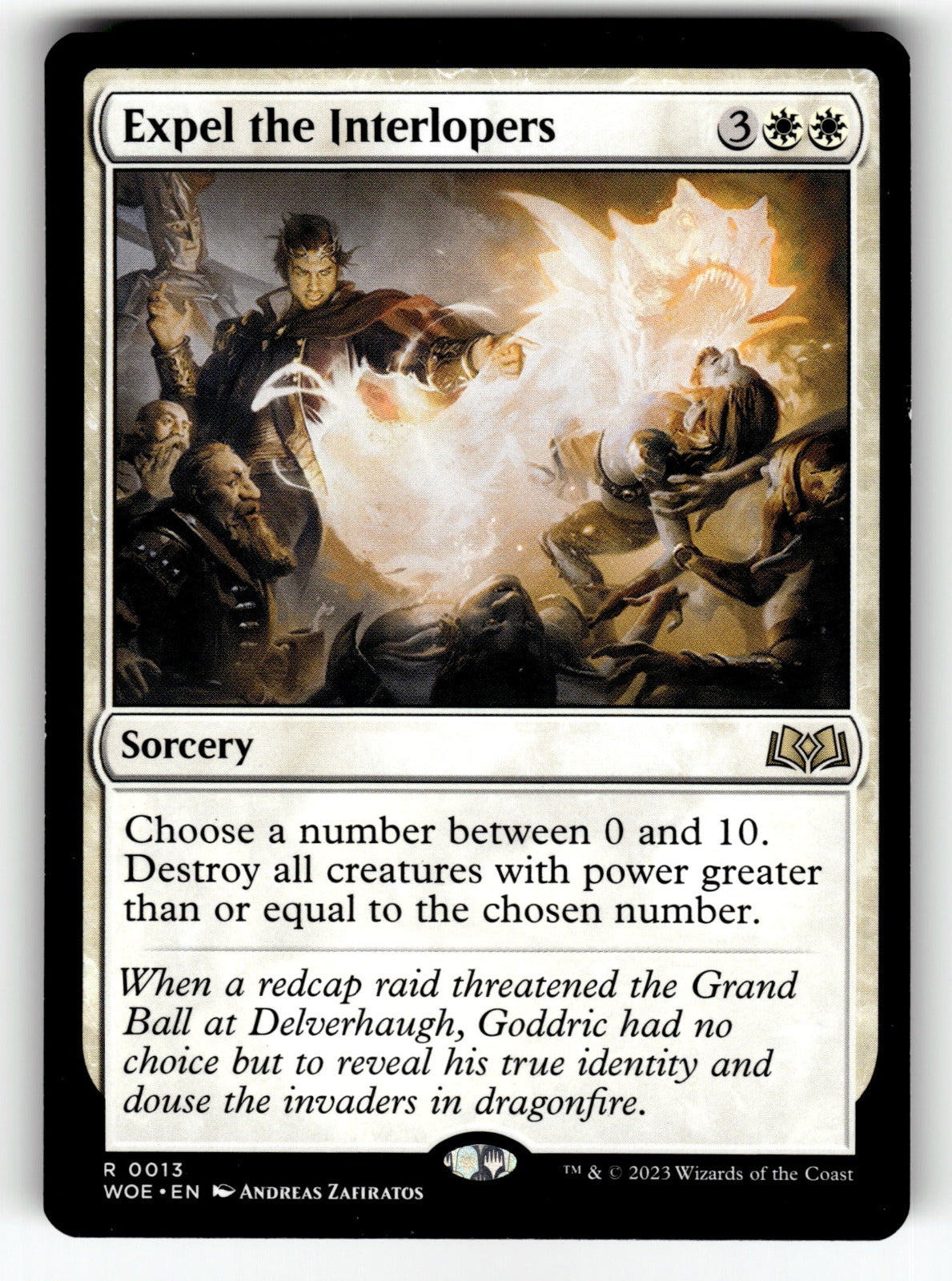 Expel the Interlopers – 13 WOE: Wilds of Eldraine R NM