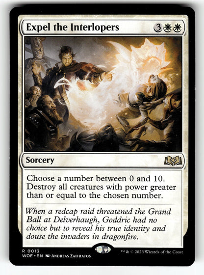 Expel the Interlopers – 13 WOE: Wilds of Eldraine R NM