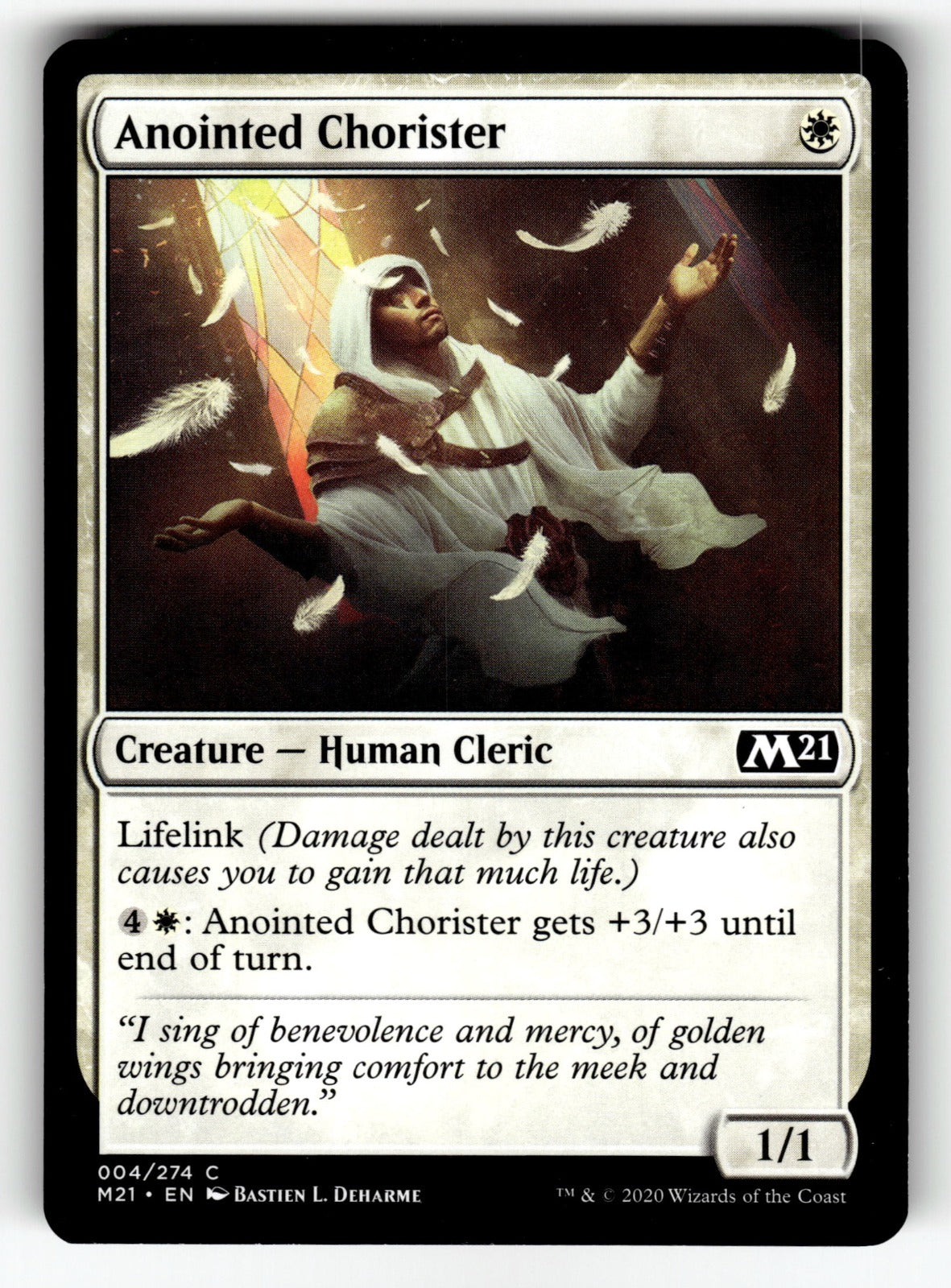 Anointed Chorister – 4 M21: Core Set 2021 C LP