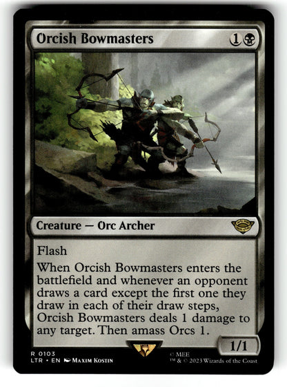 Orcish Bowmasters – 103 LTR: Universes Beyond: The Lord of the Rings: Tales of Middle-earth R NM