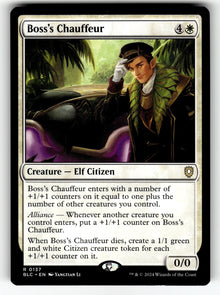 Boss's Chauffeur – 137 BLC: Commander: Bloomburrow R NM