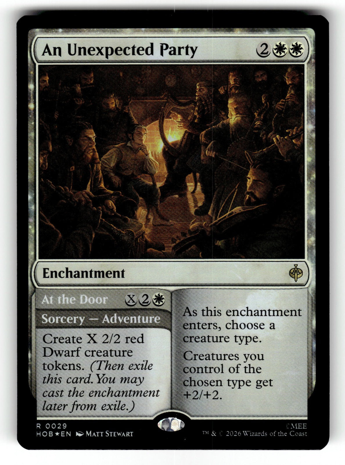 An Unexpected Party – 29 HOB: The Hobbit R Foil NM
