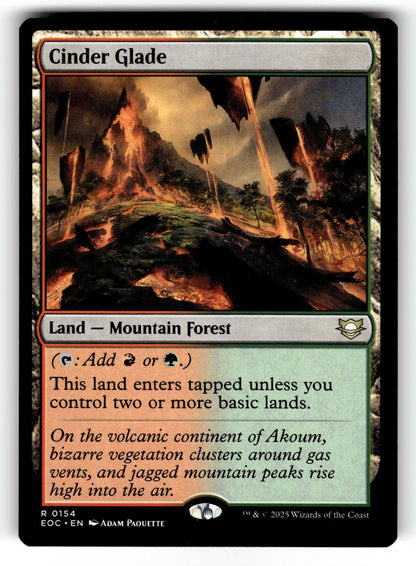 Cinder Glade – 154 EOC: Commander: Edge of Eternities R NM
