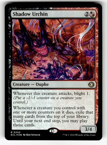 Shadow Urchin – 242 ECL: Lorwyn Eclipsed R Foil NM