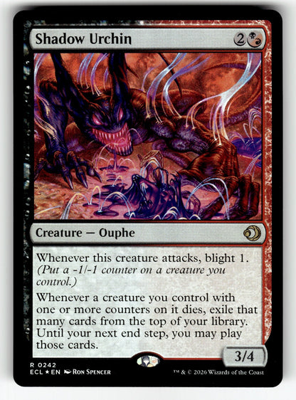 Shadow Urchin – 242 ECL: Lorwyn Eclipsed R Foil NM