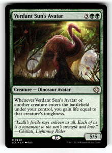 Verdant Sun's Avatar – 262 LCC: Commander: The Lost Caverns of Ixalan R NM