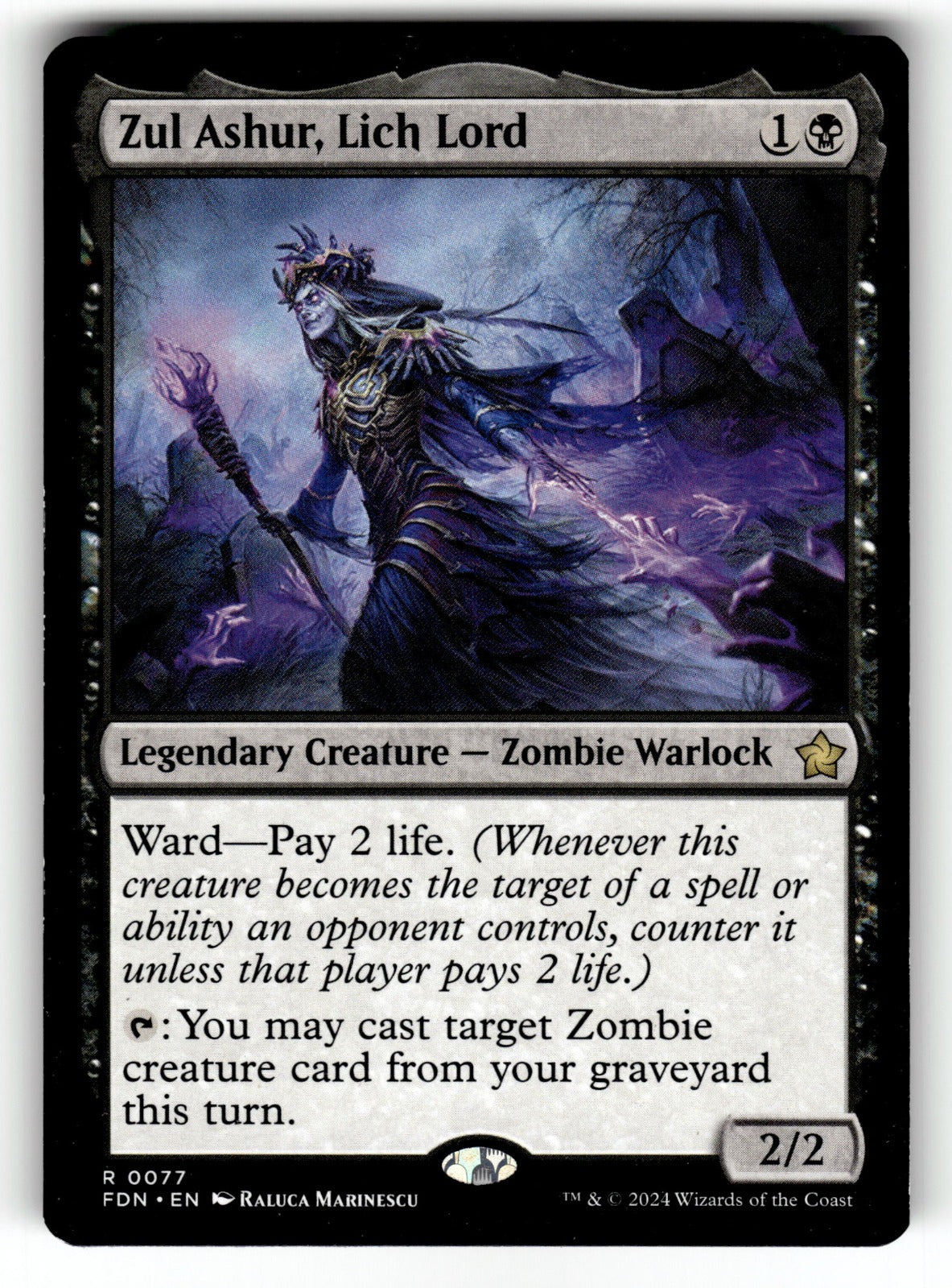 Zul Ashur, Lich Lord – 77 FDN: Foundations R LP