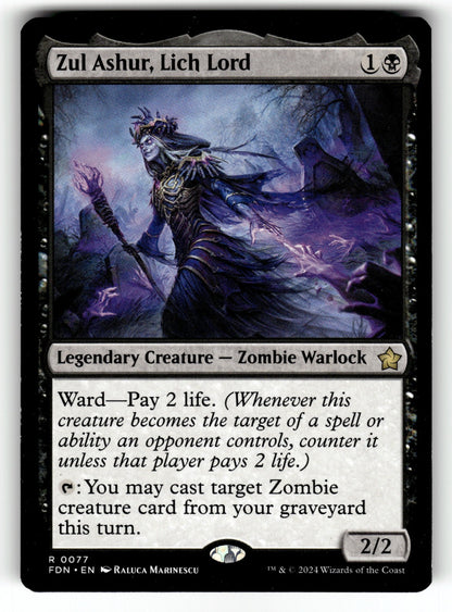 Zul Ashur, Lich Lord – 77 FDN: Foundations R LP