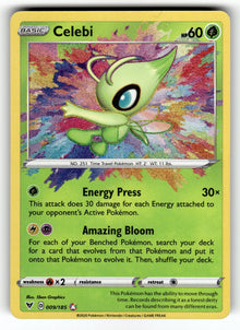 Celebi – 009/185 SWSH04: SWSH04: Vivid Voltage Amazing Rare HoloNM