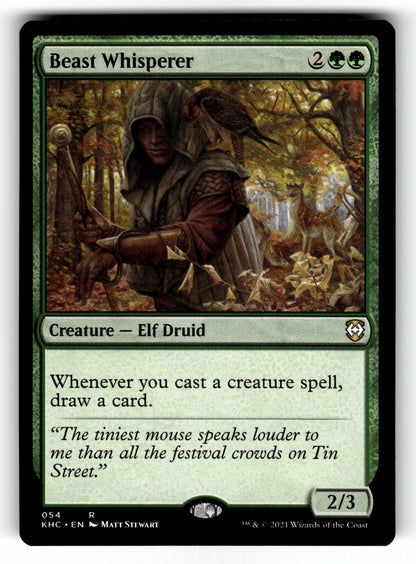 Beast Whisperer – 54 KHC: Commander: Kaldheim R NM