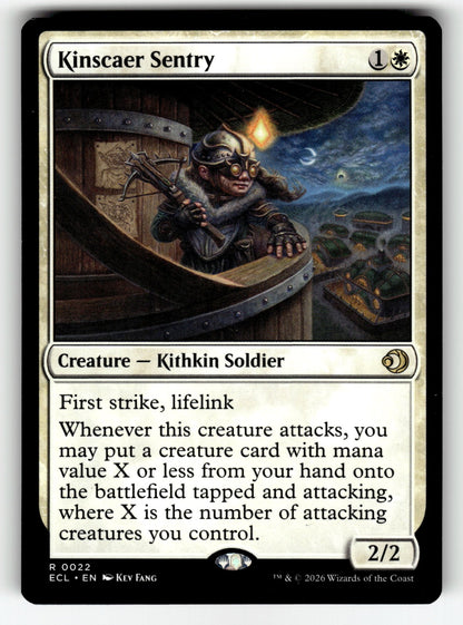 Kinscaer Sentry – 22 ECL: Lorwyn Eclipsed R NM