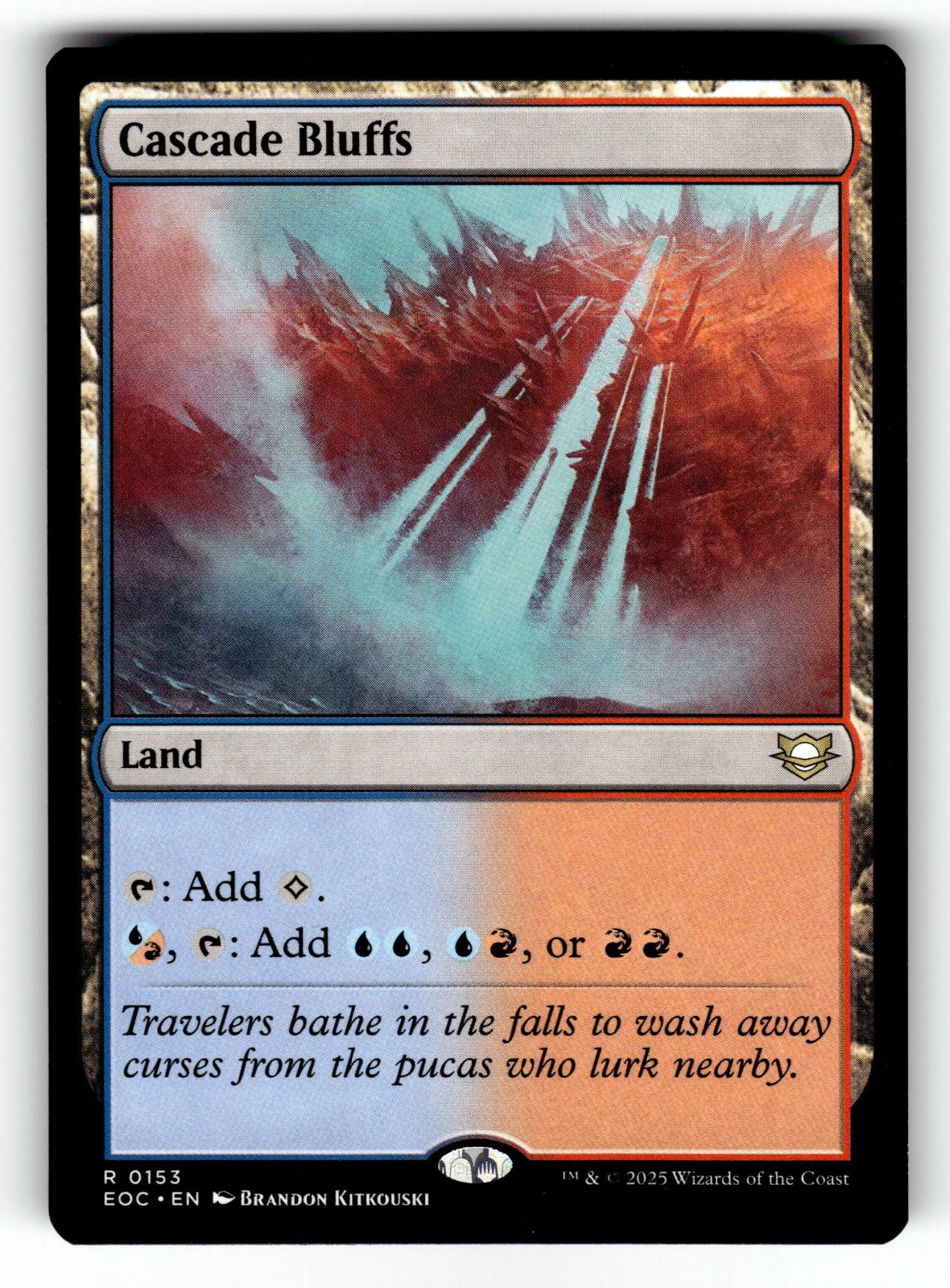 Cascade Bluffs – 153 EOC: Commander: Edge of Eternities R NM