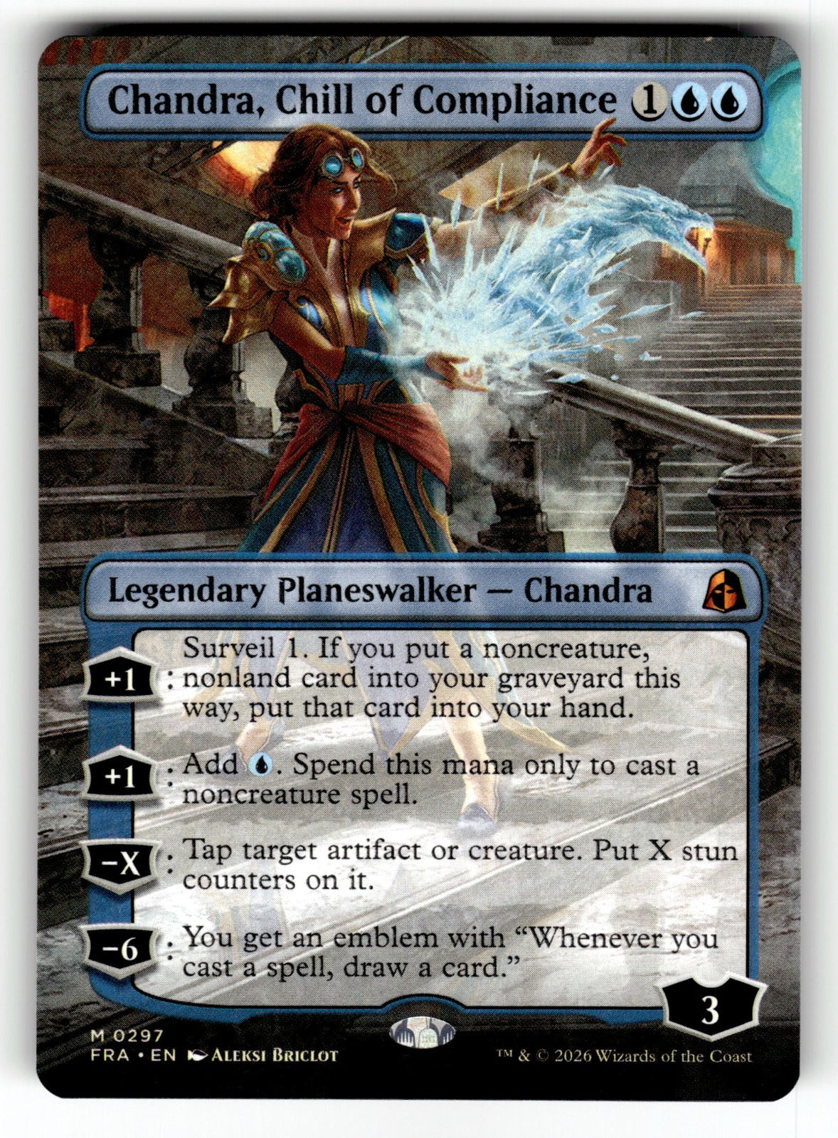 Chandra, Chill of Compliance (Borderless) – 297 FRA: Reality Fracture M NM