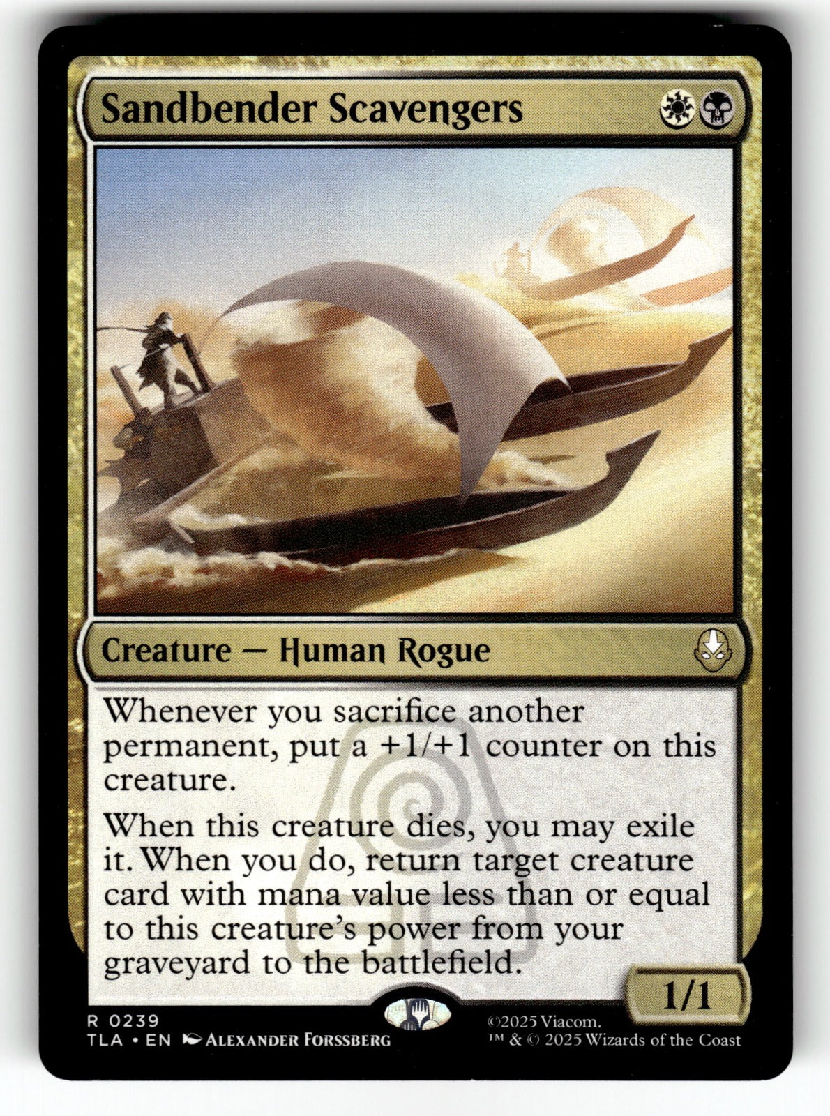 Sandbender Scavengers – 239 TLA: Avatar: The Last Airbender R NM