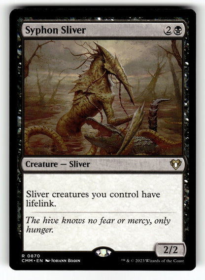 Syphon Sliver – 870 CMM: Commander Masters R NM