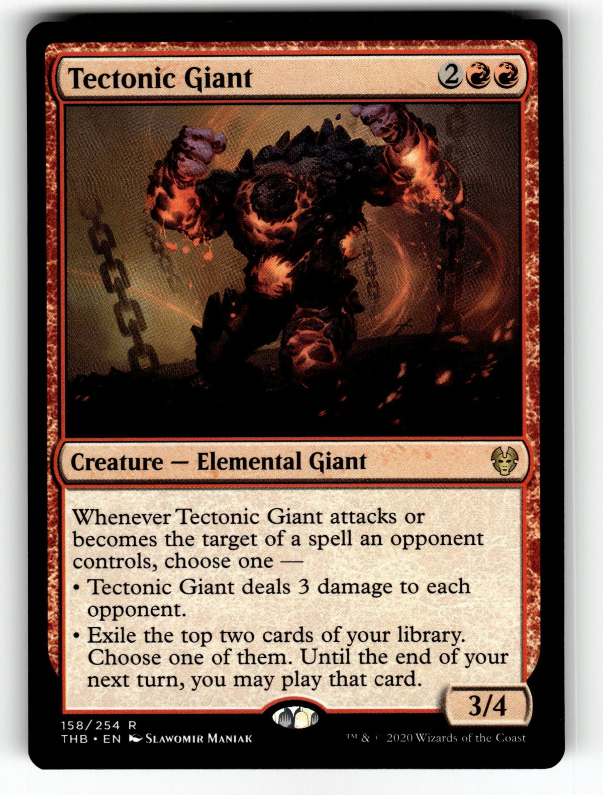 Tectonic Giant – 158 THB: Theros Beyond Death R NM