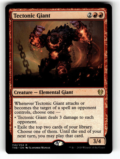 Tectonic Giant – 158 THB: Theros Beyond Death R NM